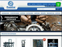 Tablet Screenshot of famafer.com.br